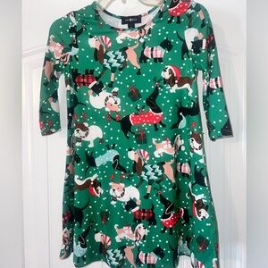 Christmas puppy dress